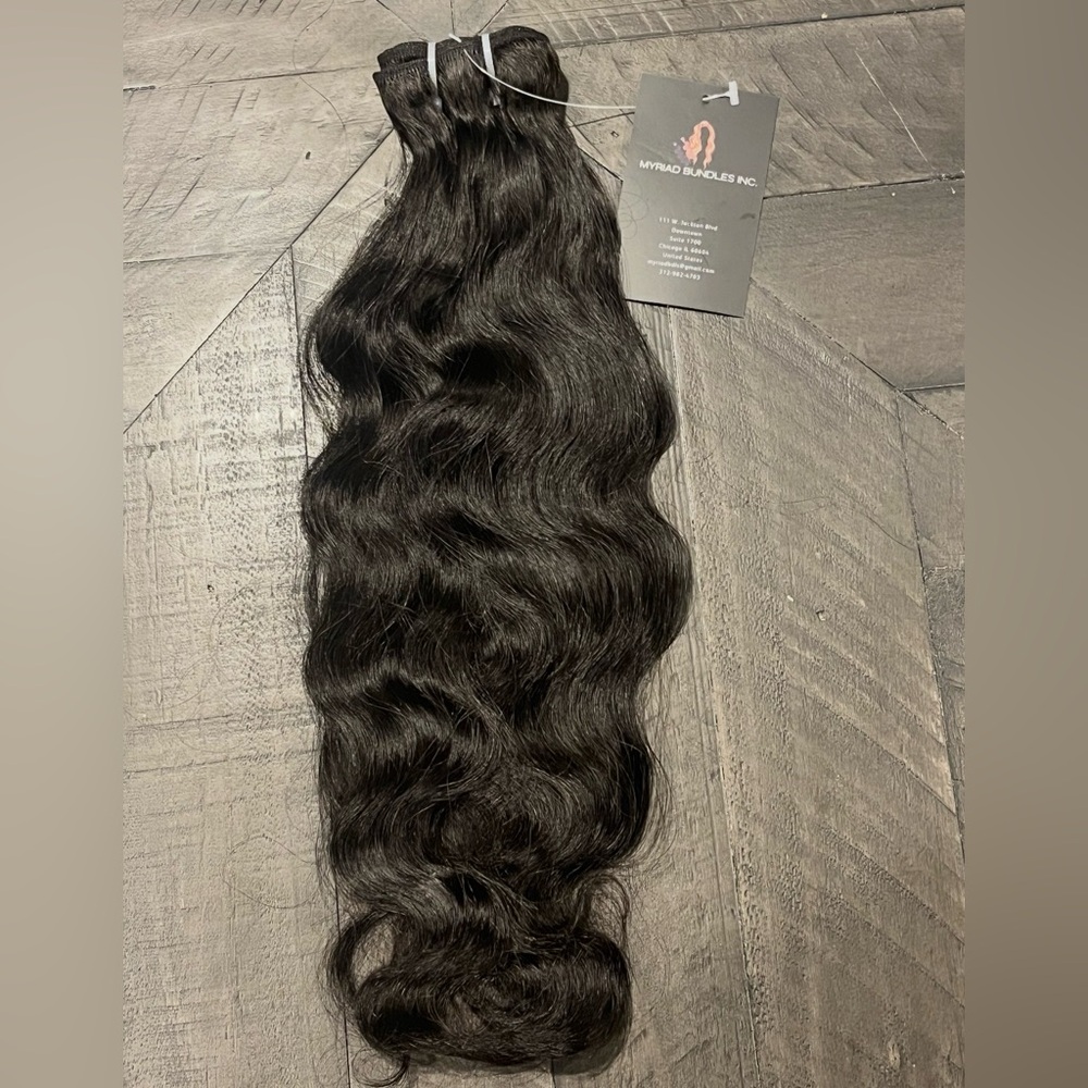 100% HUMAN HAIR SDD BUNDLE (Natural Wave-1b)